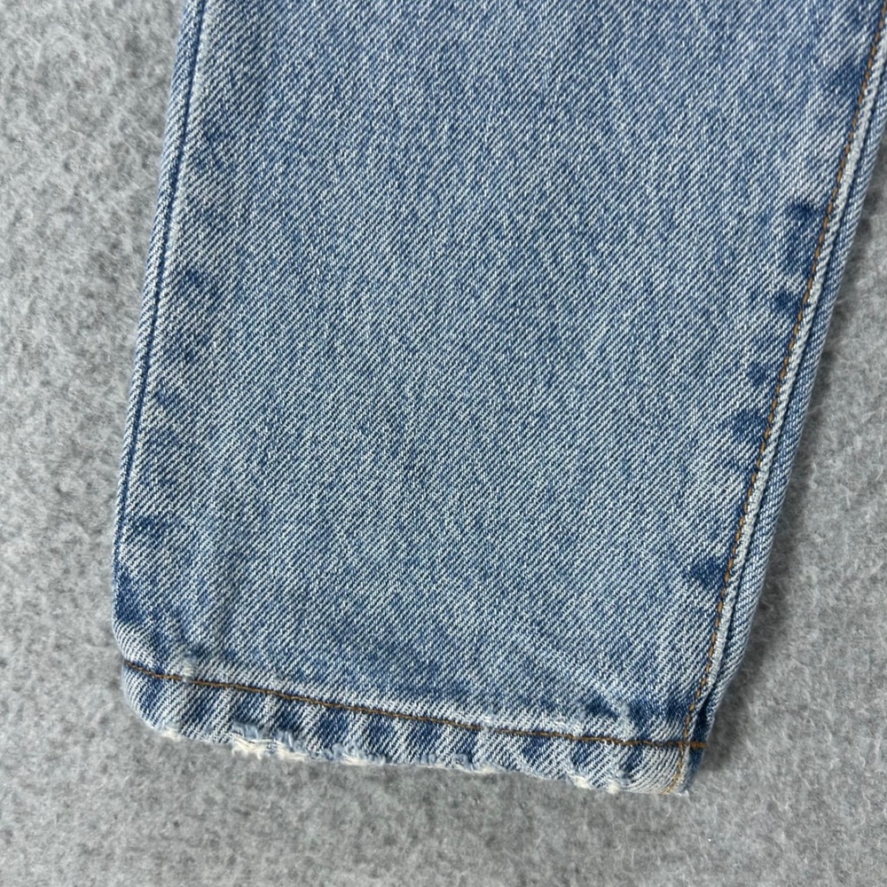 Levi's Jeans 501 Skinny Womens W25 L30 Light Blue Denim Classic Casual - Picture 13 of 16